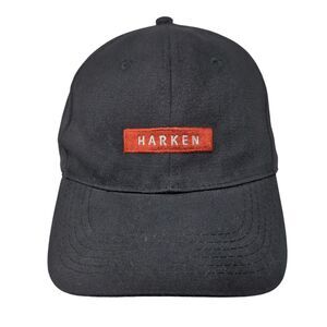Harken Strapback Hat Black One Size Adjustable Embroidered Apollo